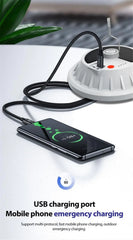 Rechargeable 60 LED Outdoor Camping Tent Light β USB & Solar Lantern