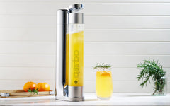 qarbo CLASSIC - Sparkling Water Maker and Fruit Infuser - Chrome