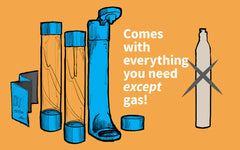 qarbo CLASSIC - Sparkling Water Maker and Fruit Infuser - Bronze