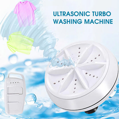 2 in 1 Mini Ultrasonic Washer & Cleaner