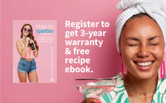 qarbo CLASSIC - Sparkling Water Maker and Fruit Infuser - Chrome